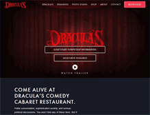 Tablet Screenshot of draculas.com.au